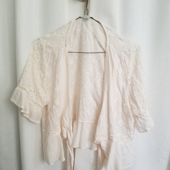 White lace cardigan - Picture 1 of 5